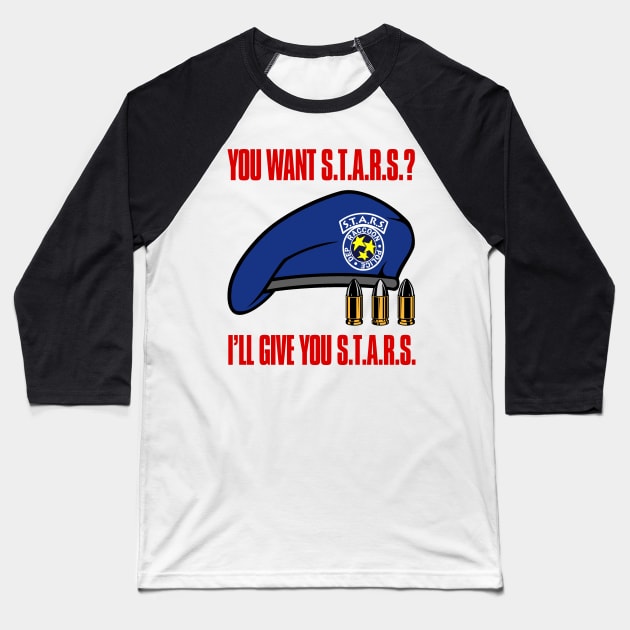 I'll give you STARS Baseball T-Shirt by Power Up Prints